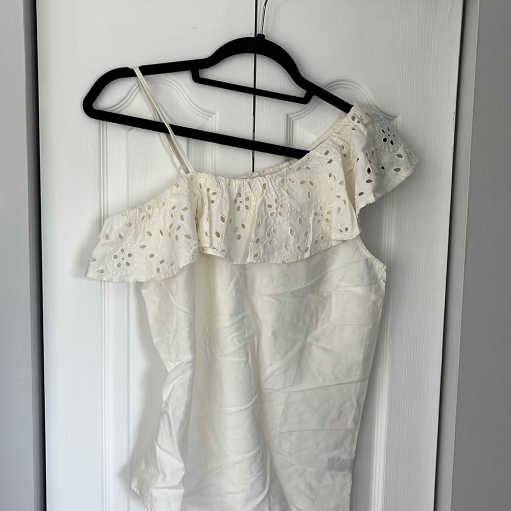 Old Navy, size small, cream colored blouse.